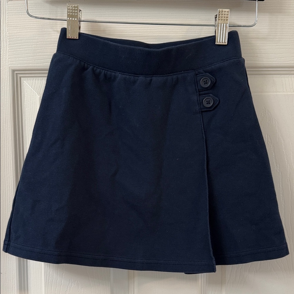Cat & Jack Navy school uniform skort size S 6/7